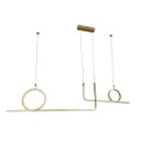 Ver imagem 1 de Pendente 100cm 45w 3000k Dourado