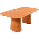 Ver imagem 4 de Mesa Jantar Jurerê com Base e Tampo Lâminado em Madeira de Cinamomo 220x110 Amêndoa