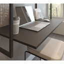 Ver imagem 4 de Mesa Escrivaninha Suspensa com Duas Prateleiras - Tokyo