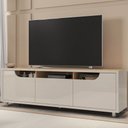 Ver imagem 1 de Rack para Tv até 60 Polegadas Jersey 2 Portas 1 Gaveta Off White/noce - Casa D