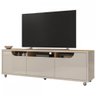 Rack para Tv até 60 Polegadas Jersey 2 Portas 1 Gaveta Off White/noce - Casa D - 2