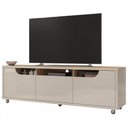 Ver imagem 2 de Rack para Tv até 60 Polegadas Jersey 2 Portas 1 Gaveta Off White/noce - Casa D