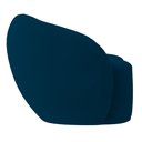 Ver imagem 7 de Sofá 2 Lugares Living Orgânico Sala de Estar 160cm Garbin K04 Veludo Azul Marinho - Mpozenato