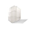 Gaveteiro Modular Empalhável Organizador Multiuso Rattan Plástico Resistente 1 Unidade:Transparente - 4
