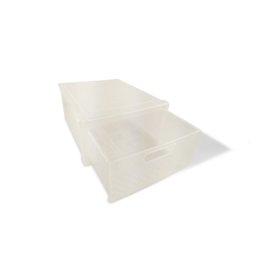 Gaveteiro Modular Empalhável Organizador Multiuso Rattan Plástico Resistente 1 Unidade:Transparente - 1