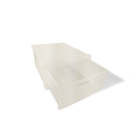 Gaveteiro Modular Empalhável Organizador Multiuso Rattan Plástico Resistente 1 Unidade:Transparente