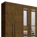 Ver imagem 6 de Guarda-Roupa Casal com Espelho 6 Portas 4 Gavetas Requinte Espresso Móveis