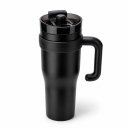 Ver imagem 1 de Copo Térmico Ms-703D 1200ml Dupla Camada Aço Inox Grande com Canudo, Elevação de Canudo e Tampa:Pret