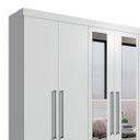 Ver imagem 6 de Guarda-Roupa Casal com Espelho 6 Portas 4 Gavetas Requinte Espresso Móveis