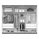 Ver imagem 2 de Guarda-Roupa Casal com Espelho 6 Portas 4 Gavetas Requinte Espresso Móveis