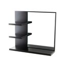 Ver imagem 2 de Armário para Banheiro com Espelho Nice Preto 40cm