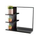 Ver imagem 1 de Armário para Banheiro com Espelho Nice Preto 40cm