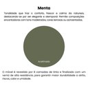 Ver imagem 3 de Mesa Apoio Alta Mdf para Sala de Estar 51 Cm 4696 Menta Arly Menta