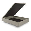 Ver imagem 4 de Cama Box Casal com Baú 138x188x42 com Pistão a Gás Courino Linho
