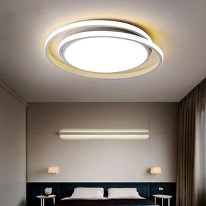 Plafon Kagu lustre moderno redondo de led, para sala de estar, quarto, cozinha, estudo, sala, teto p