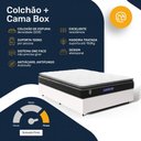 Ver imagem 4 de Cama Box com Colchão Gazin de Espuma D28 Pillow Top Ortoblack Casal 138cm