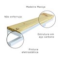 Ver imagem 7 de Toalheiro com Prateleira Strassis Design Sd-4002 Branco
