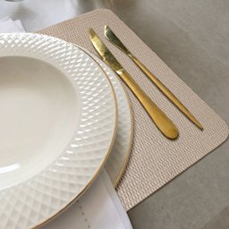 10 Jogo Americano Mesa Posta Luxo Impermeável Pvc Plh Nud - 2