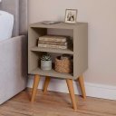 Ver imagem 3 de Cabeceira Solteiro Modular 5 Módulos com Mesa de Cabeceira Melissa Moderna