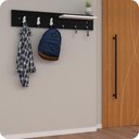 Ver imagem 2 de Porta Chaves De Parede Porta Chaveiro Organizador P.B.G.C