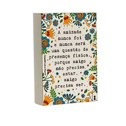 Quadro Box Decorativo a Amizade em Mdf 10x15 - 2