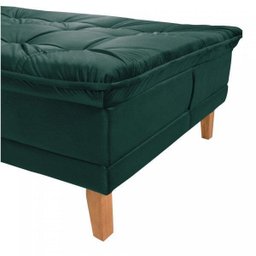 Sofá Cama Berlim Plus 3 Lugares em Veludo  - 7