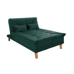 Sofá Cama Berlim Plus 3 Lugares em Veludo  - 6