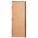 Ver imagem 1 de Porta de Madeira Semi-oca Padrão Angelim Lisa Bat.14 Cm Eco Fech Comum Interna 210 X 82 Lado Direito