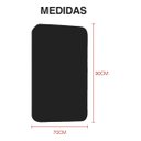 Ver imagem 6 de Espelho Retrô Retangular 90x70 com Moldura Preto Banheiro