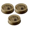 Kit com 3 Tampas para Potes Ø 56 Mm Quattro Stagioni 150 Ml, Garrafas 400 Ml e 1 Litro - 1