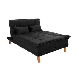 Sofá Cama Berlim Plus 3 Lugares em Veludo  - 7