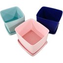 Ver imagem 3 de Tupperware Kit 3 Peças Jeitosinhos 800ml Aquamarine Rosa Bebê e Roxo