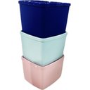 Ver imagem 4 de Tupperware Kit 3 Peças Jeitosinhos 800ml Aquamarine Rosa Bebê e Roxo