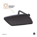 Ver imagem 5 de Ducha Chuveiro Retangular de Parede Amapari Pingoo.casa - Preto