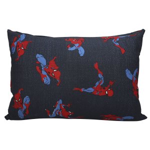 Fronha Portallar Malha Estampada Disney Marvel Spider Talk Blue 48cmx68cm Azul