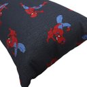 Ver imagem 3 de Fronha Portallar Malha Estampada Disney Marvel Spider Talk Blue 48cmx68cm Azul