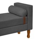 Ver imagem 7 de Kit Cabeceira e Calçadeira Baú para Cama Box Casal Queen Size 160cm Bouclê Cinza