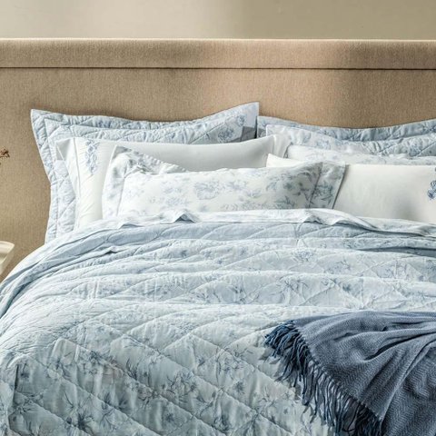 Colcha Queen 300 Fios Betina - Karsten Estampada