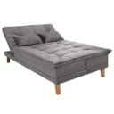 Ver imagem 3 de Sofá Cama Berlim Plus 3 Lugares em Veludo 