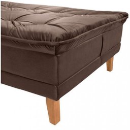Sofá Cama Berlim Plus 3 Lugares em Veludo  - 8