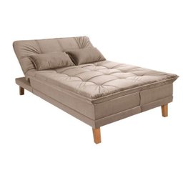 Sofá Cama Berlim Plus 3 Lugares em Veludo  - 3