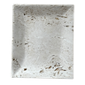 Gamela Retangular Mármore Travertino Romano Bruto 35x22cm - 1