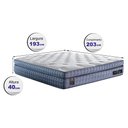 Ver imagem 2 de Colchão King CAMA INBOX Super Molas Ensacadas Euro Pillow 193x203x40 Cama inBox Supreme Confort Gel Living