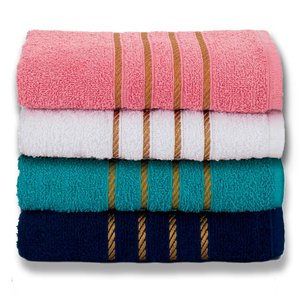 Kit 4 Toalhas Banho Grossas Banhão 70 X 140 Montreal Beka Luxo Alta Absorção