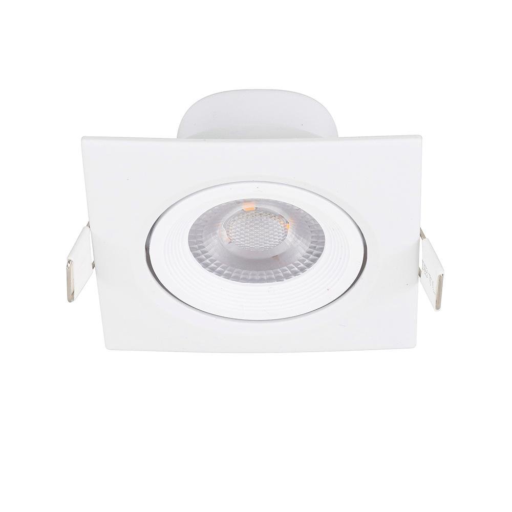 Spot LED Quadrado Direcionável 5W - 4000K - 4