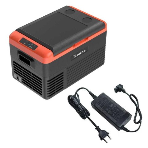 Geladeira Portátil Automotiva 37 Litros Cbx40 + Fonte Conversora Bivolt 127v/220v - Dreiha