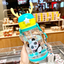 Ver imagem 6 de Garrafa Squeze Alce Infantil Bpa Free Enfeites Adesivo 600ml:verde