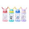 Garrafa Squeze Alce Infantil Bpa Free Enfeites Adesivo 600ml:verde - 1