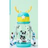 Garrafa Squeze Alce Infantil Bpa Free Enfeites Adesivo 600ml:verde - 8