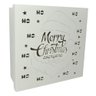 Caixas Brancas 100% Mdf (17x17x07) Merry Christimas - 1